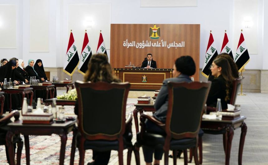 السوداني يؤكد اهتمام الحكومة بمعالجة ملف مناهضة العنف ضد المرأة