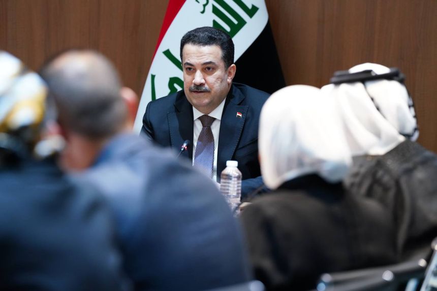 السوداني يلتقي محافظ البصرة ورئيس وأعضاء مجلس المحافظة