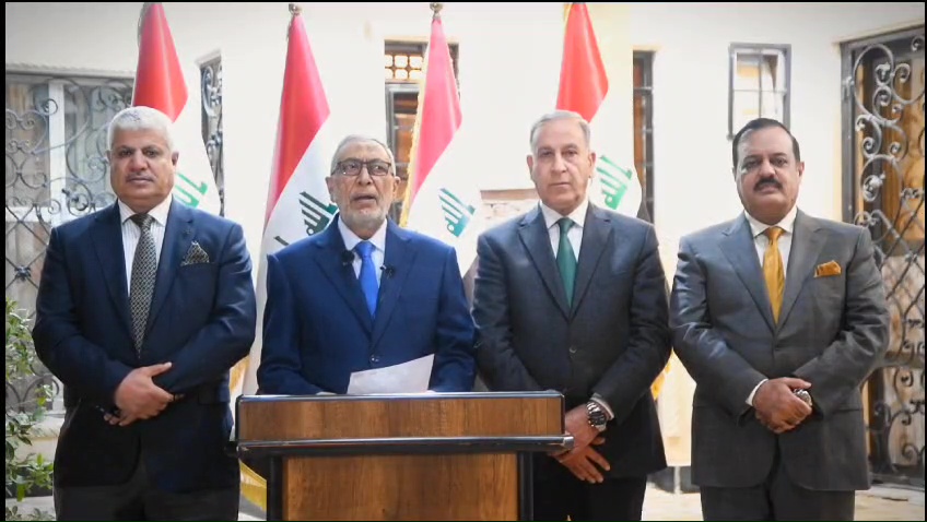 العبيدي والمشهداني والزوبعي يعلنون تشكيل كتلة "الصدارة" داخل البرلمان