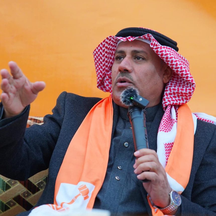 الشيخ صادق الدليمي في تدوينة على "x": اكعد عوج واحجي عدل.. انوب علينا ابو رغال