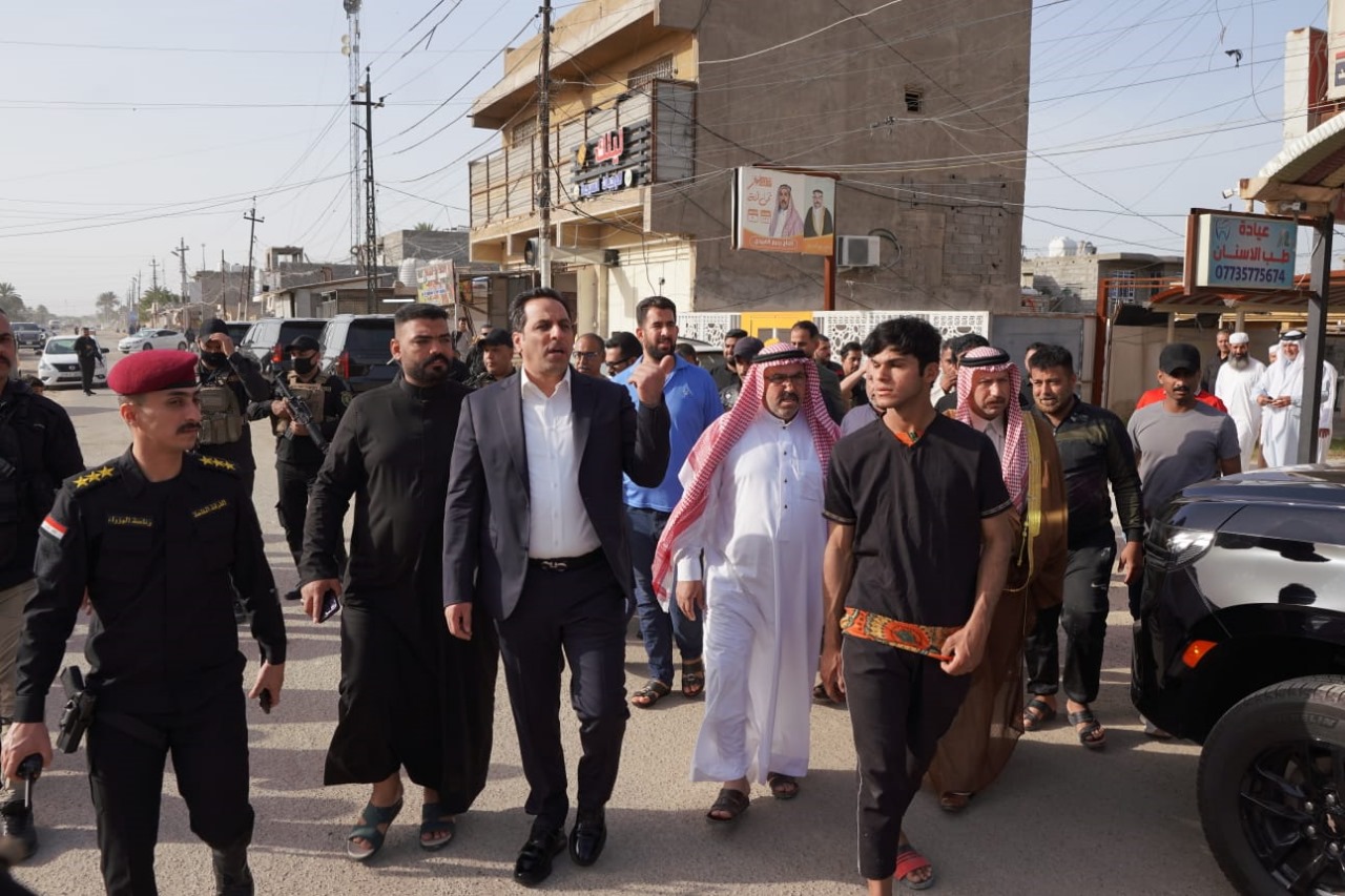 الجنابي يزور منطقة الرضوانية للوقوف على احتياجات وطلبات المواطنين