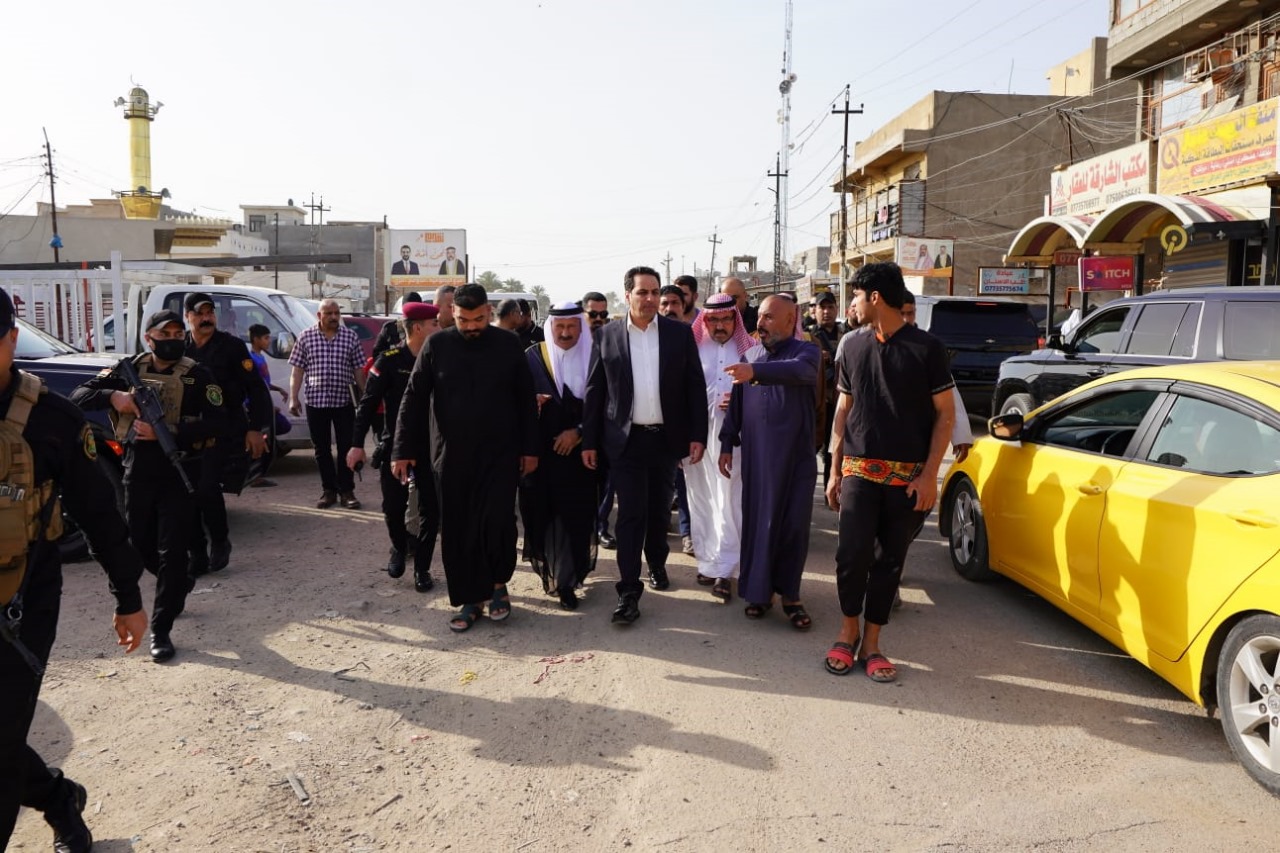 الجنابي يزور منطقة الرضوانية للوقوف على احتياجات وطلبات المواطنين