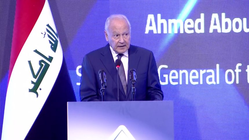 الأمين العام لجامعة الدول العربية: أثق أن مؤتمر بغداد الدولي للمياه سيحقق أهدافه