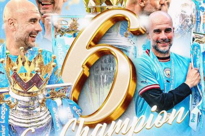 مانشستر سيتي يتوج بلقب الدوري الانجليزي للمرة الرابعة على التوالي