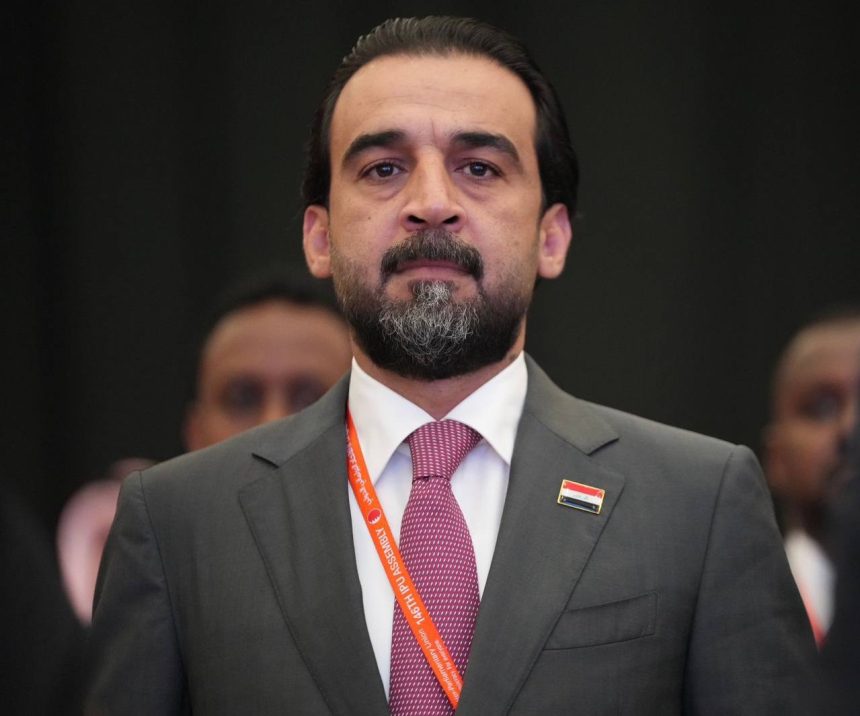 الرئيس الحلبوسي يعزي بوفاة رئيس إيران ووزير خارجيتها ورفاقهما