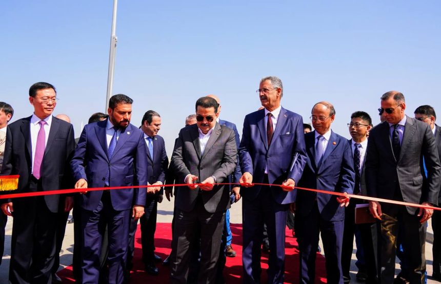 السوداني يفتتح مشروع معالجة الغاز المصاحب في حقل الحلفاية بمحافظة ميسان