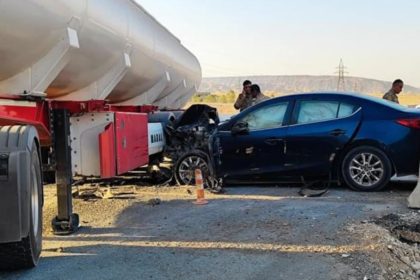 مصرع وإصابة ثلاثة أشخاص بحادث سير مروع في السليمانية