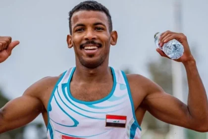 العداء العراقي طه حسين يغادر من ربع نهائي سباق 100م في الأولمبياد بعد احتلاله المركز الأخير بمجموعته