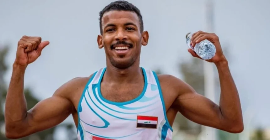 العداء العراقي طه حسين يغادر من ربع نهائي سباق 100م في الأولمبياد بعد احتلاله المركز الأخير بمجموعته