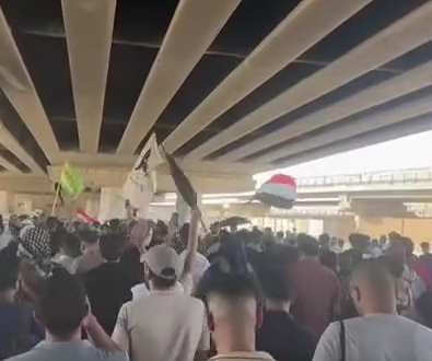 خريجو المهن الطبية يجددون تظاهراتهم في بغداد للمطالبة بالتعيين