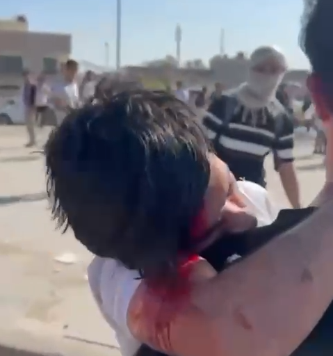 مصدر للرشيد: إصابة ١٤ متظاهراً من ذوي المهن الطبية نتيجة احتكاك وعمليات كر وفر مع مكافحة الشغب ببغداد