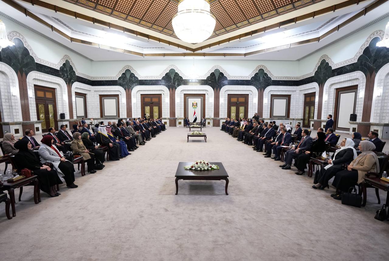 رئيس حزب تقدم الرئيس الحلبوسي يلتقي رئيس مجلس الوزراء محمد شياع السوداني