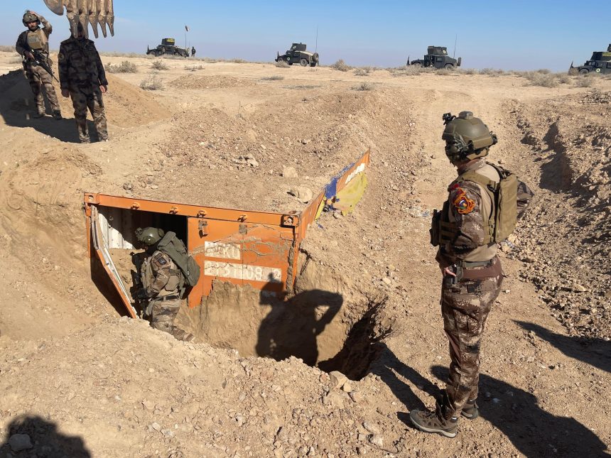 مكافحة الارهاب: تدمير مضافات والاستيلاء على كدس كبير من الأعتدة في صحراء الحضر