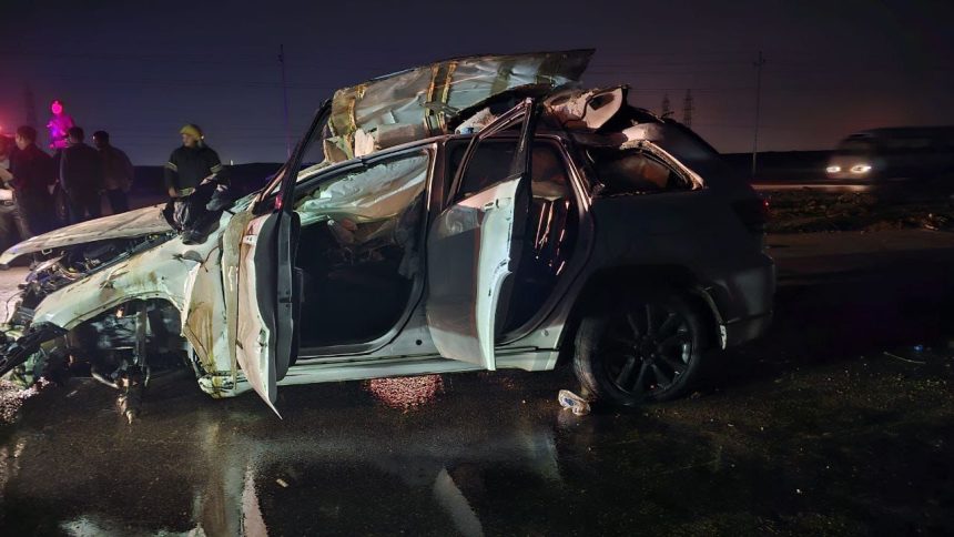 مصرع وإصابة 5 أشخاص من عائلة واحدة بحادث سير شرقي كركوك