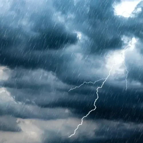 أمطار رعدية