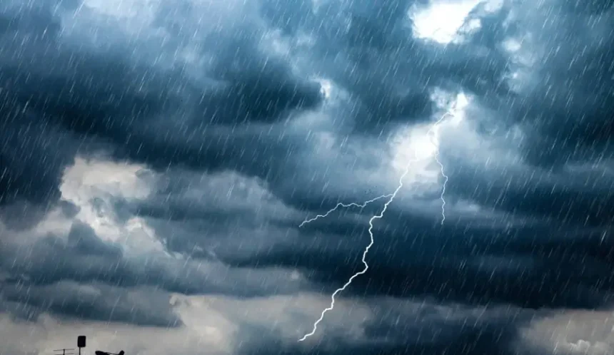 أمطار رعدية