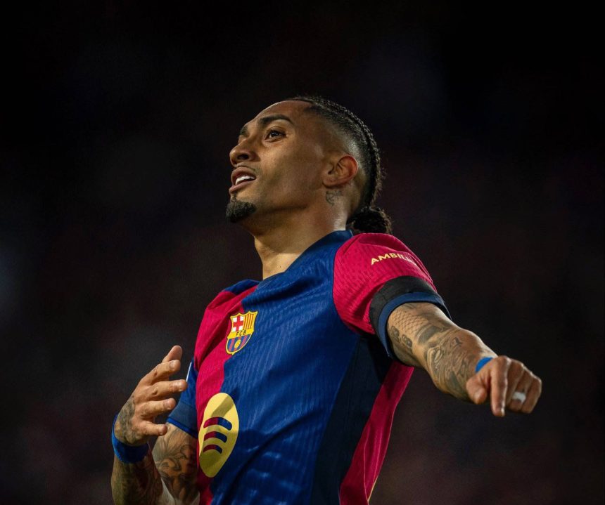 برشلونة يستعيد رافينيا قبل زيارة أتلتيكو مدريد