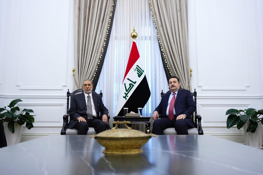 السوداني والمشهداني يناقشان التعاون بين القوى السياسية لنجاح تنظيم القمة العربية في بغداد