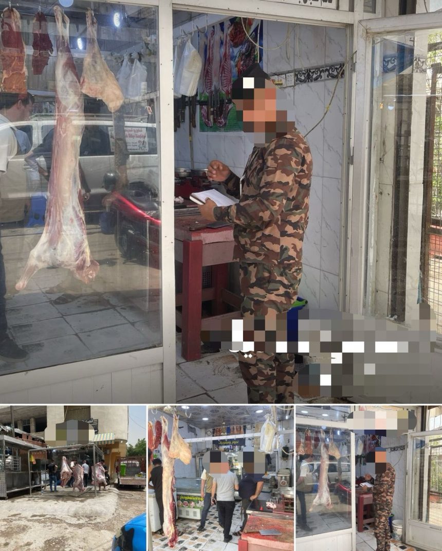 عمليات بغداد تطلق حملة لتفتيش وتدقيق محال بيع اللحوم والمواد الغذائية والمخازن