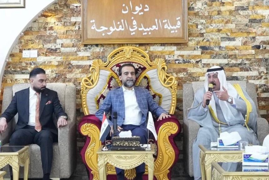 رئيس حزب "تقدم" الرئيس محمد الحلبوسي يزور ديوان قبيلة العبيد في الفلوجة