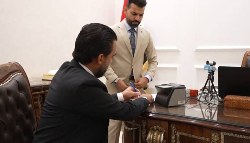 الرئيس الحلبوسي: تصحيح المسارات في إدارة الدولة ومؤسساتها تكمن في صندوق الاقتراع