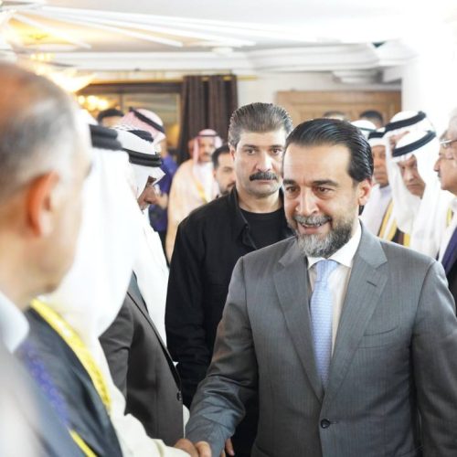 بالصور.. رئيس حزب تقدم الرئيس محمد الحلبوسي يجري جولةً في نينوى ويزور عدداً من الوجهاء والأعيان