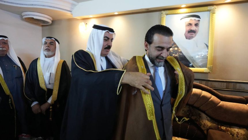 بالصور.. رئيس حزب تقدم الرئيس محمد الحلبوسي يجري جولةً في نينوى ويزور عدداً من الوجهاء والأعيان