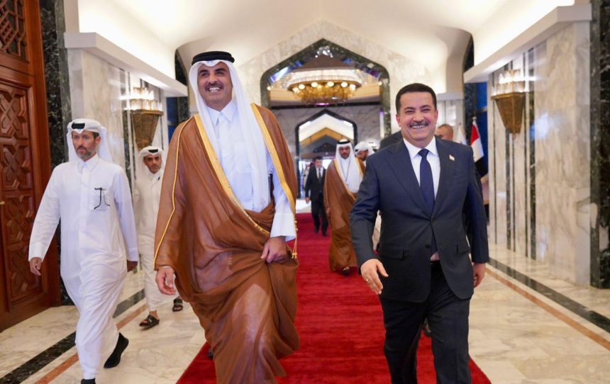 أمير قطر يتوجه إلى العراق للمشاركة في القمة العربية
