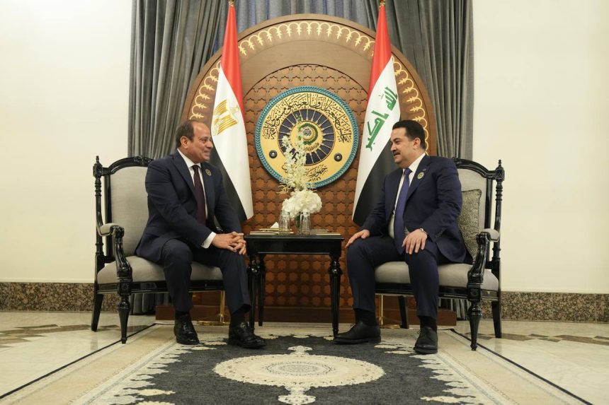السوداني يؤكد للسيسي على تعزيز العمل المشترك وصياغة حلول حاسمة للقضايا العربية