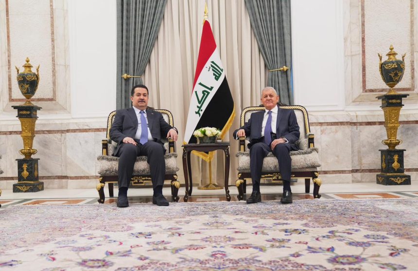‏رئيسا الجمهورية والوزراء يؤكدان ضرورة العمل على تمكين العراق من تقوية دوره في المنطقة