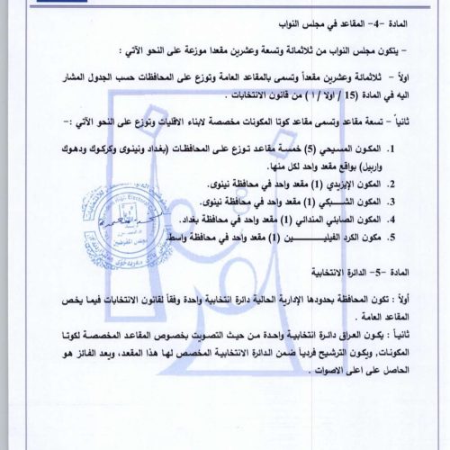 بالوثائق.. المفوضية تعلن تعليمات الترشح للانتخابات النيابية المقبلة