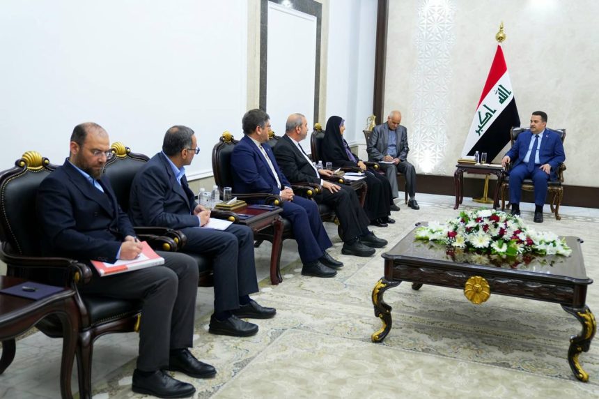 السوداني يؤكد ضرورة إنجاح مشروع سكة حديد بصرة - شلامجة