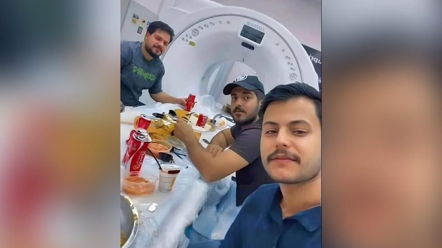 الصحة تقرر طرد موظفين تناولوا الطعام على جهاز  CT-Scan في ميسان