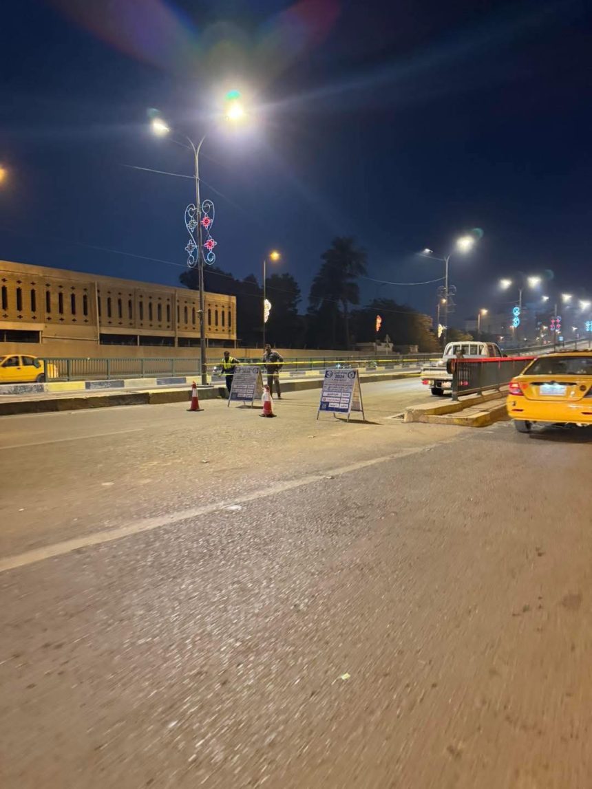 اعتبارا من منتصف الليلة.. قطع جسر باب المعظم لمدة 5 أيام للصيانة