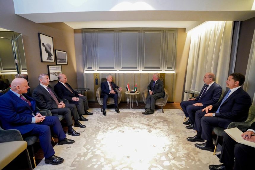 العاهل الأردني يؤكد حرص بلاده على توطيد العلاقات الثنائية وتوسيع آفاق التعاون مع العراق