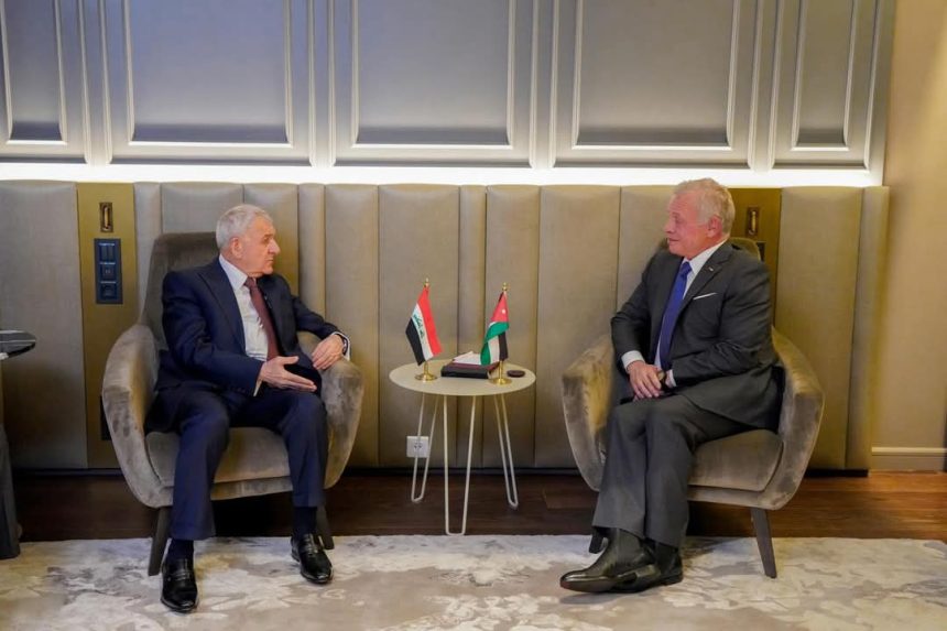 رئيس الجمهورية والعاهل الاردني يؤكدان على دعم الشعب الفلسطيني بإقامة دولته المستقلة