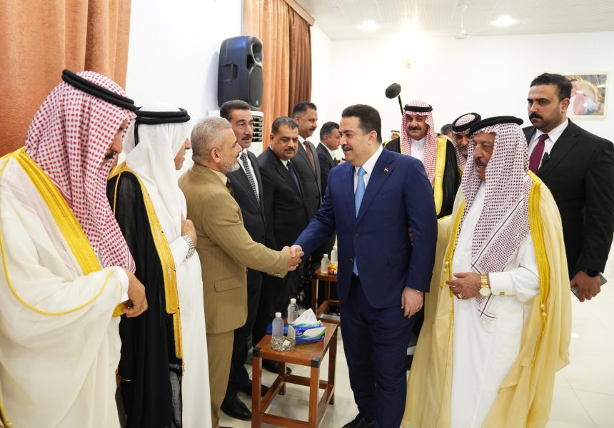 السوداني يصل إلى الأنبار