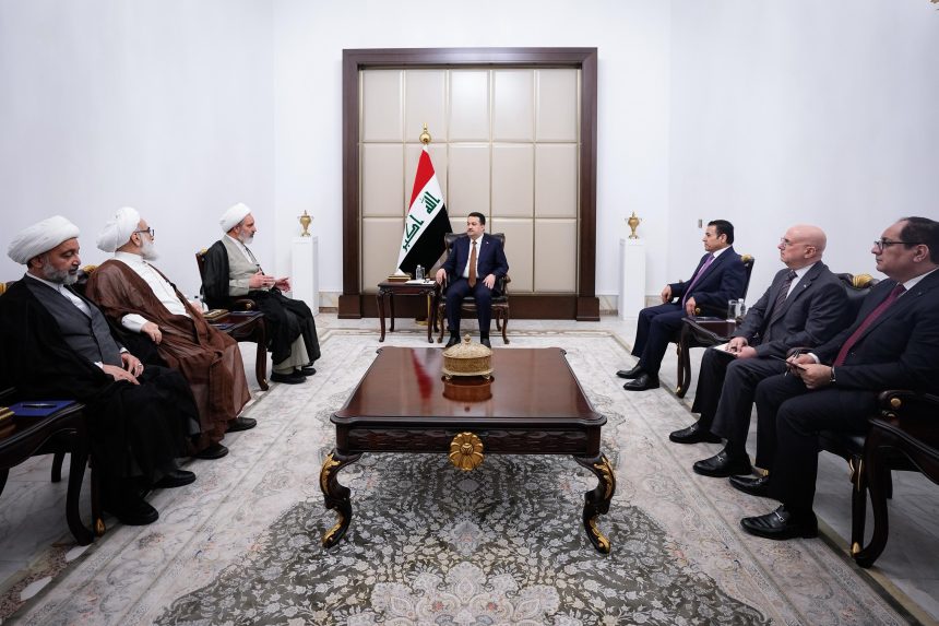 السوداني يشدد على اهمية الحفاظ على وحدة الأراضي السورية والسيادة وإدانة أي مساس بها