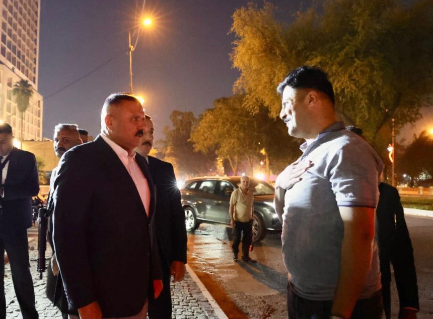 وزير الداخلية يجري جولة ميدانية شملت عدداً من المناطق وسط بغداد
