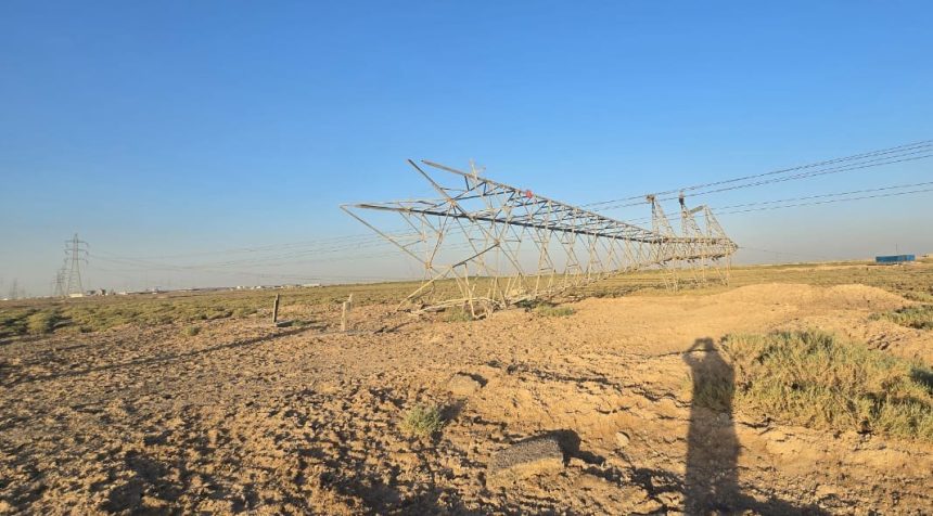 الكهرباء: تعرض أبراج نقل الطاقة في البصرة لتخريب متعمد أدى إلى فقدان 300 ميغاواط