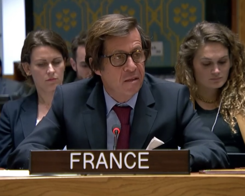 المندوب الفرنسي في مجلس الأمن: لا نعتقد أن هناك حلا عسكريا للنزاع مع إيران بشأن ملفها النووي