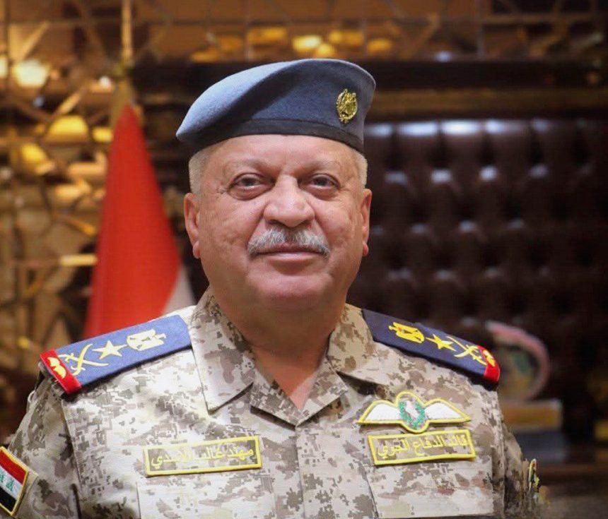 تكليف الفريق الطيار "مهند الاسدي" بمهام قيادة القوة الجوية العراقية