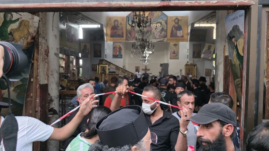 الصحة السورية: 13 قتيلًا و53 مصابًا حصيلة الهجوم الانتحاري على كنيسة "مار إلياس" بدمشق