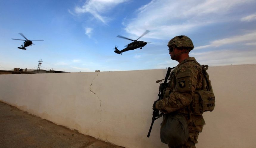 مصدر: رفع حالة التأهب في القواعد الامريكية بالعراق