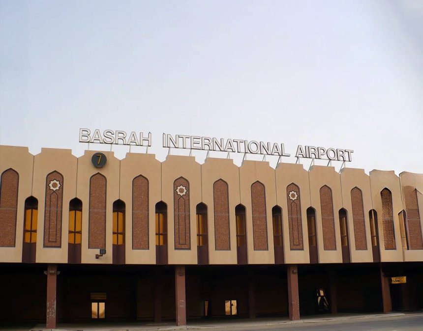 ايقاف حركة الملاحة الجوية في مطار البصرة الدولي مؤقتاً