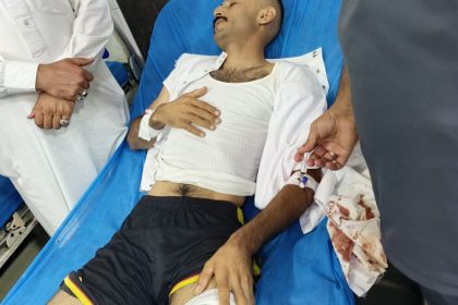 بالصور.. مجهولون يسلبون 20 مليون دينار ويصيبون صاحبها في المقدادية شمال شرقي ديالى