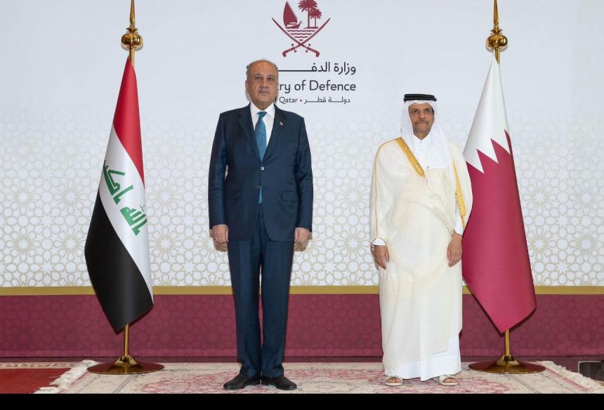 مباحثات عراقية قطرية لتعزيز التعاون الثنائي في المجال العسكري بين البلدين