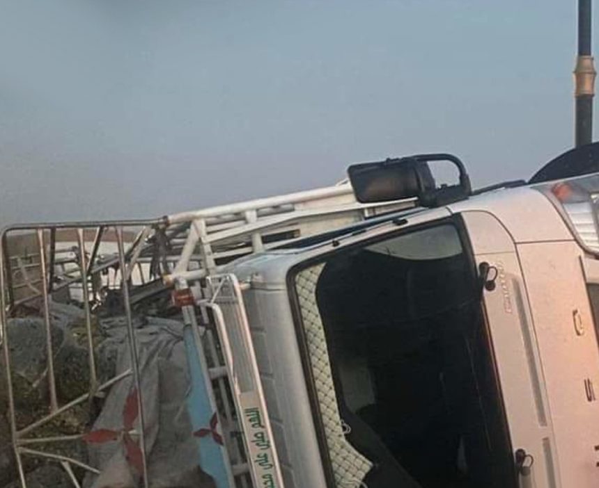 مصرع ضابط برتبة عقيد نتيجة اصطدام عجلته بـ"قلاب" في البصرة