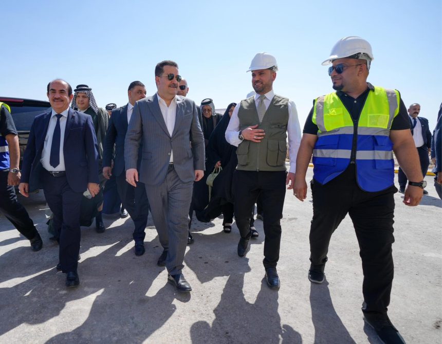 السوداني يؤكد مضي الحكومة بتنفيذ مشاريع البنى التحتية في محافظة النجف