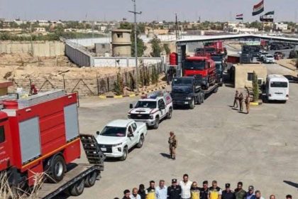 فرق الإطفاء العراقية تصل سوريا للمشاركة بجهود إخماد حرائق اللاذقية